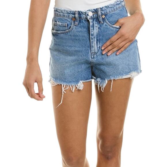 NWT! Blank NYC Cruise Control Denim Hi Rise Frayed Shorts - Size 29 - Picture 2 of 14